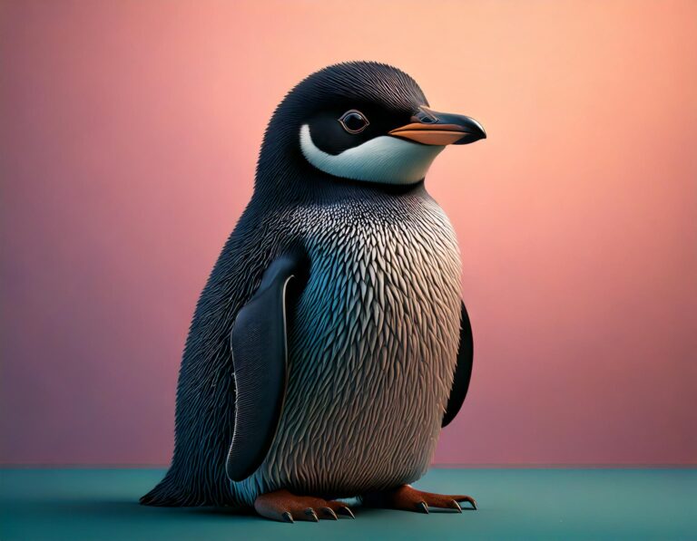AN ALL BLACK PENGUIN!!!