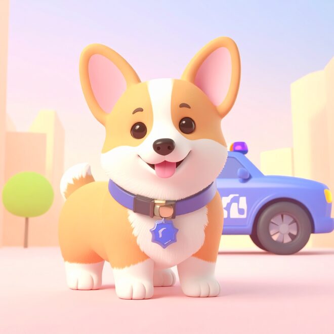 China’s Very Own Corgi Cop Hits The Streets